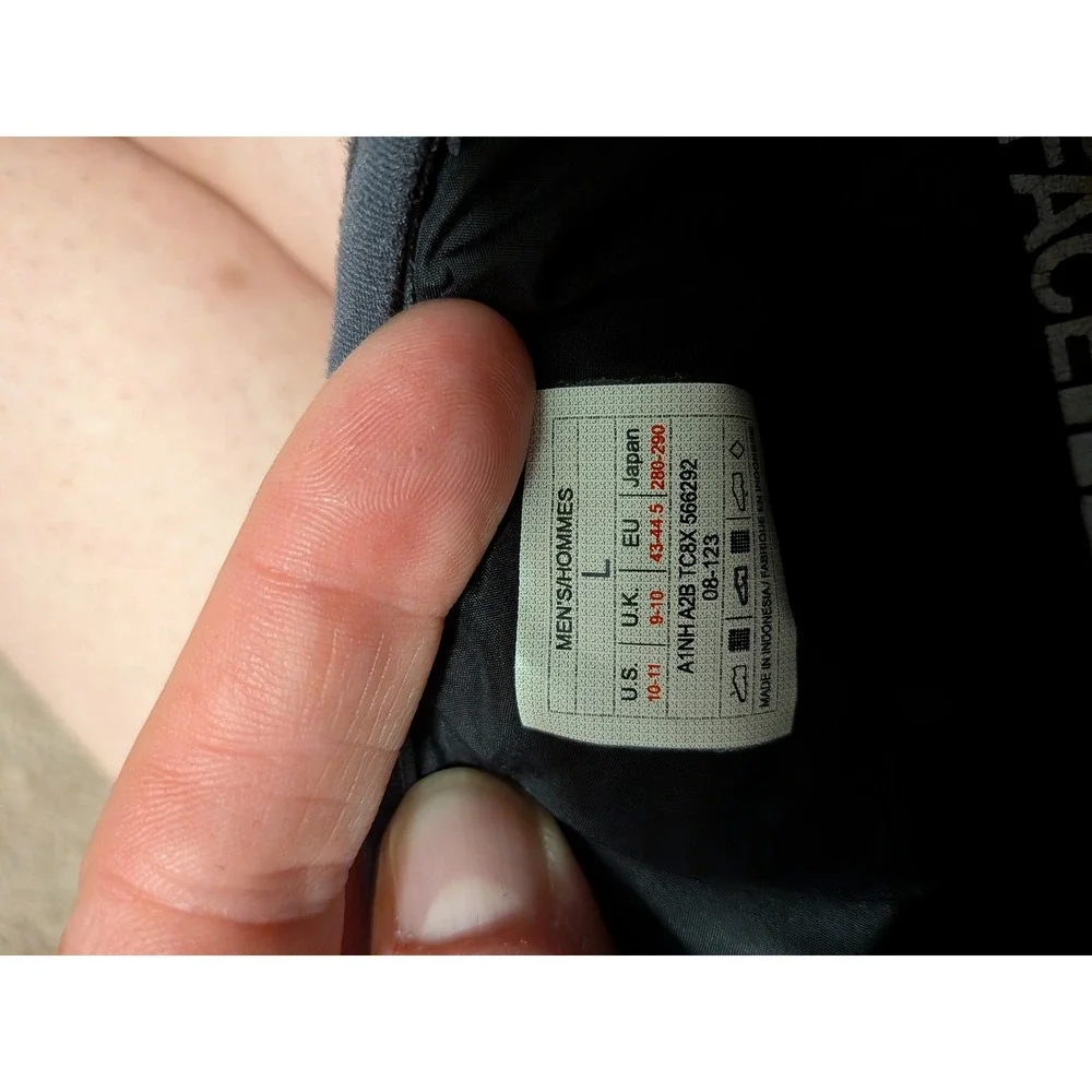 The North Face Mens ThermoBall Traction Mule Wool Charcoal Grey A1NH L 10-11